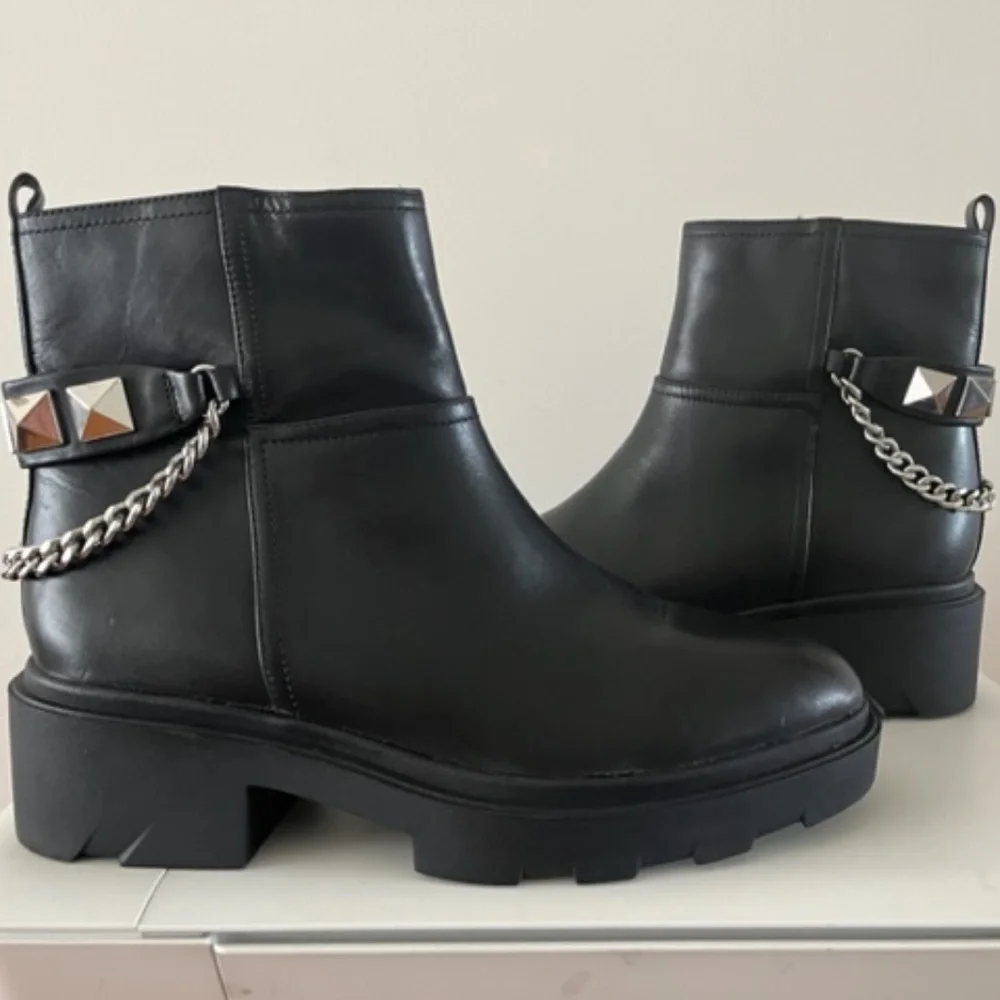 MARC FISHER WATY CHELSEA BOOT LEATHER Sz. 11M NWOT - Picture 7 of 12